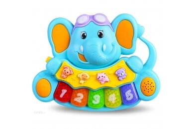 Musical toy ELEPHANT Blue