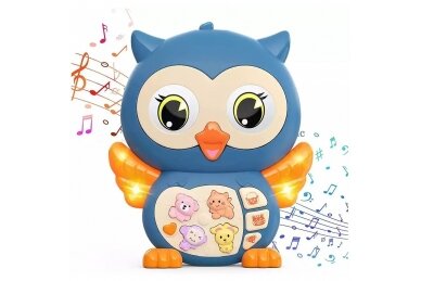 Musical Toy OWL Blue