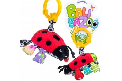 BaliBazoo LADYBUG  Stroller Toy-pendant with vibration 2