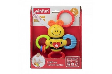 Winfun Light-up Twisty Rattles HAPPY BEE 1