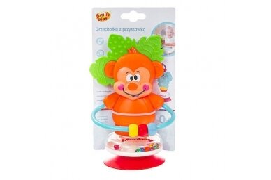 Toyshine Rattle Teather with Suction Cup Smily Play MONKEY 2