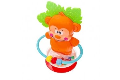 Toyshine Rattle Teather with Suction Cup Smily Play MONKEY