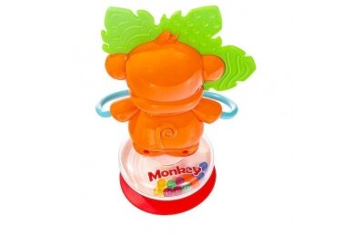 Toyshine Rattle Teather with Suction Cup Smily Play MONKEY 1