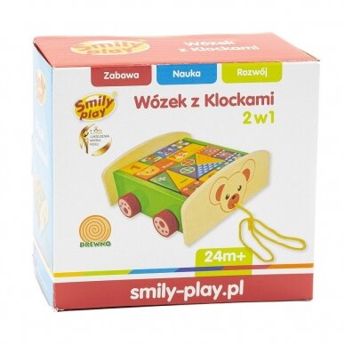 Žaislas medinis Smily Play KARUTIS SU KALADĖLĖMIS, DT6084 4