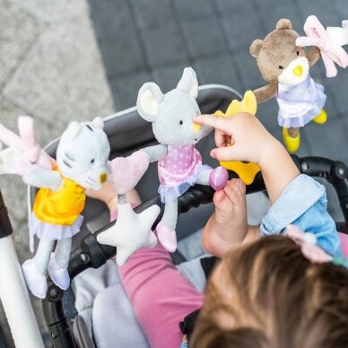 Žaislas prie vežimėlio pakabinamas BabyOno BALLERINAS, 1441 6