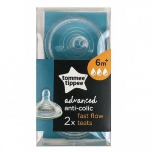 Cиликоновые соски Tommee Tippee ADVANCED Anti-Colic 2 шт, 6+